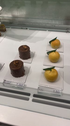 Two vegan options   at Fetiche Patisserie in Ljubljana