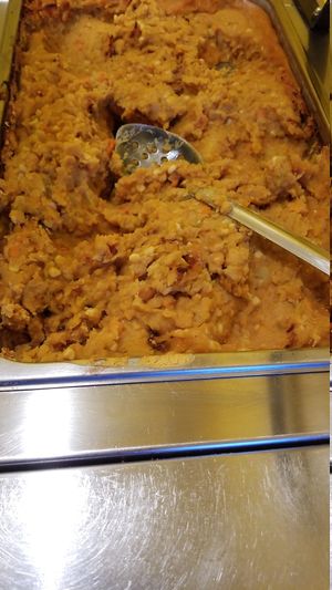 Lentil dish with corn at TrueNorth Health Center in Santa Rosa