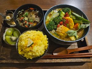 Curry set menu at sunsuncoffee - 森森咖啡 in Taitung