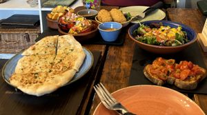 Vegan Spanish tapas at Hop In Beer & Gin in Brecon