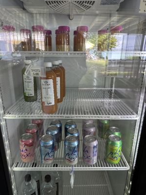 Juices to go  at The Teaspot & Juice Lounge in St Croix