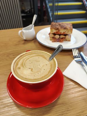 Oat Milk Cappuccino at Alterna in Birmingham