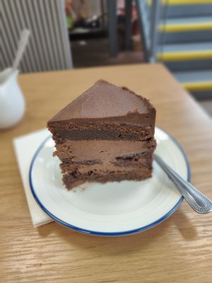 Delicious Chocolate Cake 😋 at Alterna in Birmingham