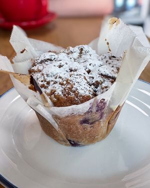 Blueberry Muffinns  at Alterna in Birmingham