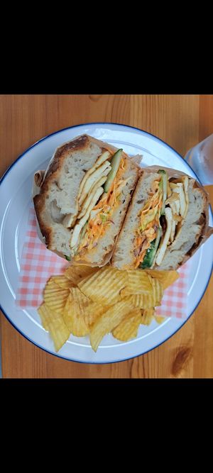 Korean tofu sandwich at Alterna in Birmingham