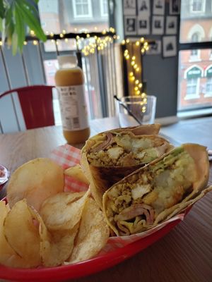 Breakfast burrito 😍 at Alterna in Birmingham