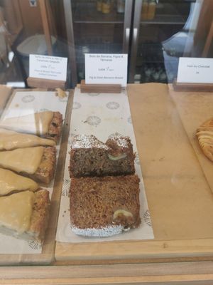 Banana cake (really good!!) at Terço do Meio in Ericeira