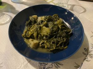 Greens tsigariasta  at Throubi in Crete