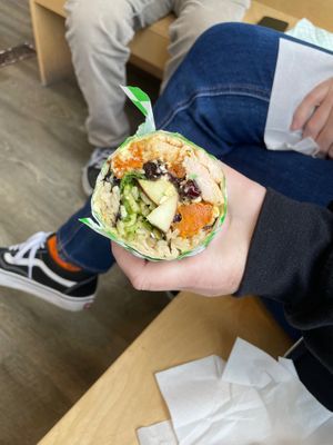 Harvest Wrap at Happies in Grimsby