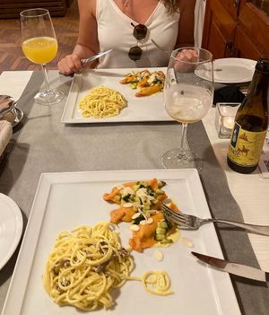 Lovely pasta!  at La Lanterna in Verona