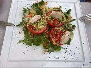 Gevulde tomaten at La Lanterna in Verona