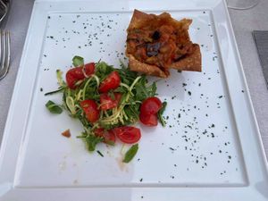 Voorgerecht waarvan ik de naam vergat at La Lanterna in Verona