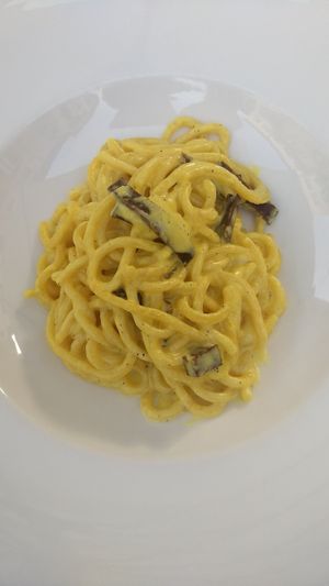 Spaghetti Carbonara at La Lanterna in Verona