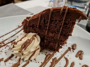 Torta al cioccolato al latte at La Lanterna in Verona