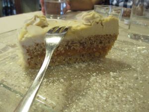 Almond-orange cake at La Lanterna in Verona