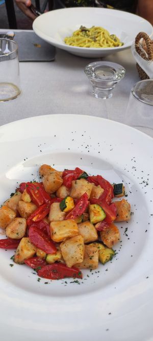 Gnocchi at La Lanterna in Verona
