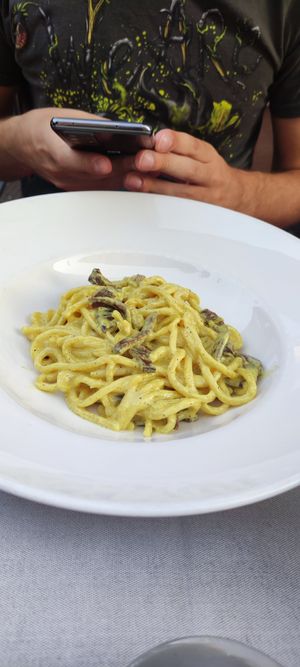 Carbonara at La Lanterna in Verona