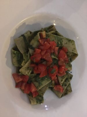 Pesto pasta  at La Lanterna in Verona
