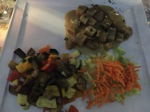 Main dish  at La Lanterna in Verona