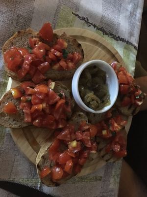 Bruschetta  at La Lanterna in Verona