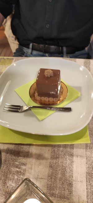 Monoporzione gianduia e caffè at La Lanterna in Verona