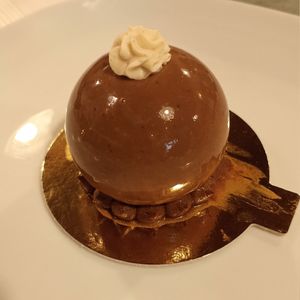 Dolce al cioccolato con cuore di clementine  #Veganuary at La Lanterna in Verona