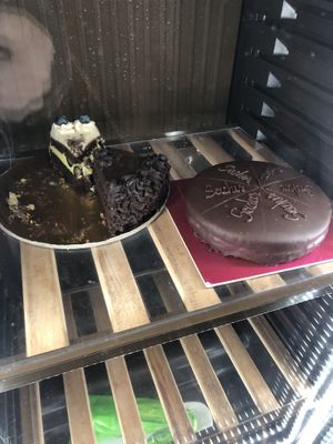 Vegan sacher! And othe cake options of the day  at La Lanterna in Verona