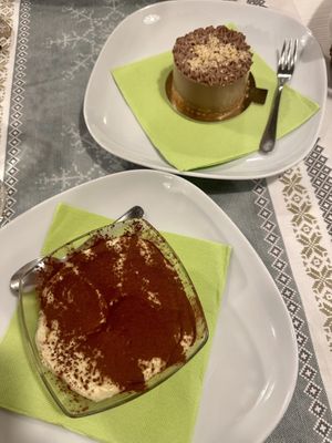 Tiramisu ❤️ #Veganuary at La Lanterna in Verona