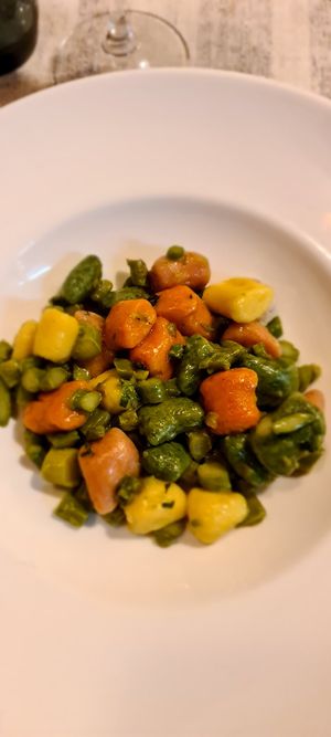 Gnocchi at La Lanterna in Verona