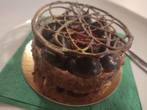 Special panna cotta at La Lanterna in Verona