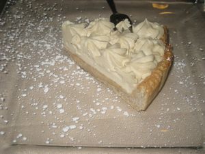 Lemon tart at La Lanterna in Verona