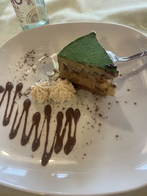 Pistachio cake   at La Lanterna in Verona