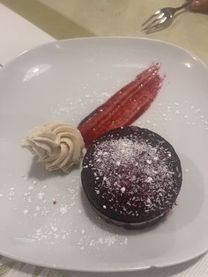 Blueberry cheesecake (raw)  at La Lanterna in Verona