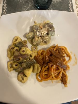 Tris di primi  at La Lanterna in Verona