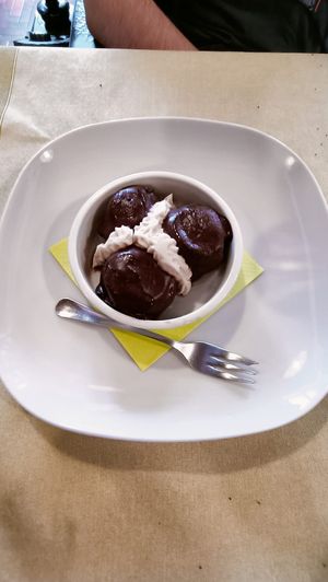 Profitteroles at La Lanterna in Verona