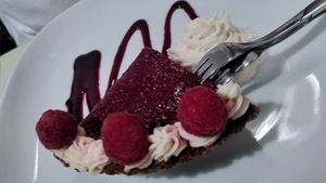 Crostata pistacchio at La Lanterna in Verona