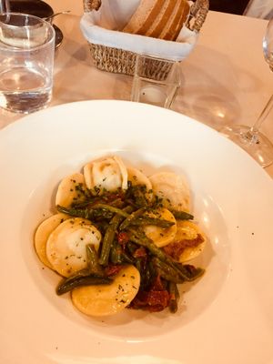 Amazing pasta at La Lanterna in Verona