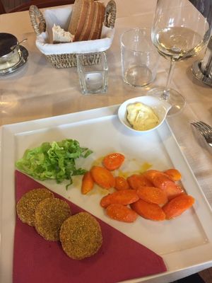 First plate  at La Lanterna in Verona