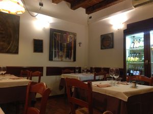 inside at La Lanterna in Verona