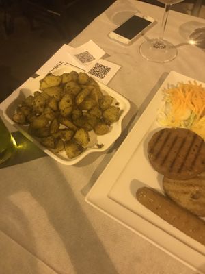 baked potatoes at La Lanterna in Verona