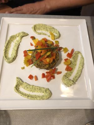 Mung beans  at La Lanterna in Verona