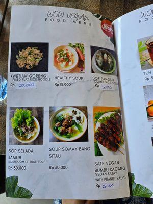  at WOW Vegan Cafe in Denpasar