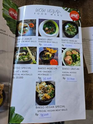  at WOW Vegan Cafe in Denpasar