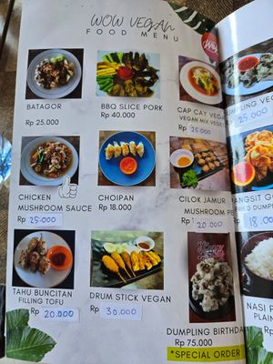  at WOW Vegan Cafe in Denpasar