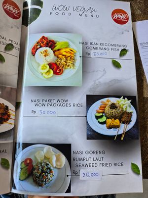  at WOW Vegan Cafe in Denpasar