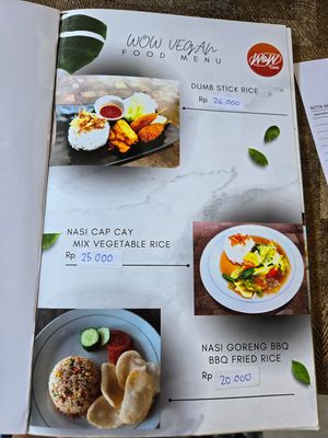  at WOW Vegan Cafe in Denpasar