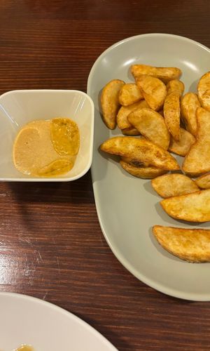 Wedges  at Vegan Heaven in Fitzroy