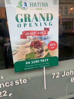  at Vegan Heaven in Fitzroy