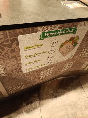 Vegan option at Bingöl Grill in Magdeburg