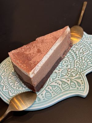 raw tiramisu cake  at VERDE in Malmo